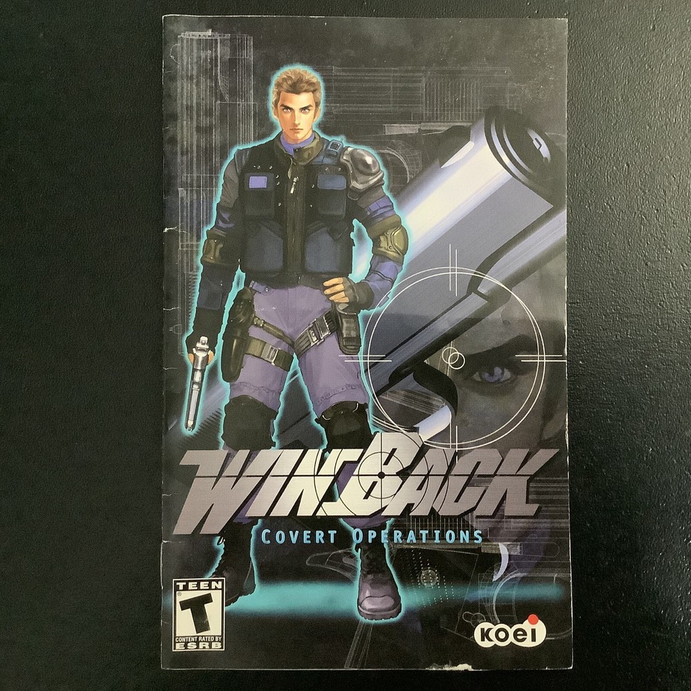 Winback: Covert Operations PS2 PlayStation 2 Instruction Manual Only
