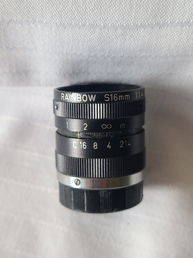 Rainbow S16mm 1:1.4 Japan No. 006439 Lens