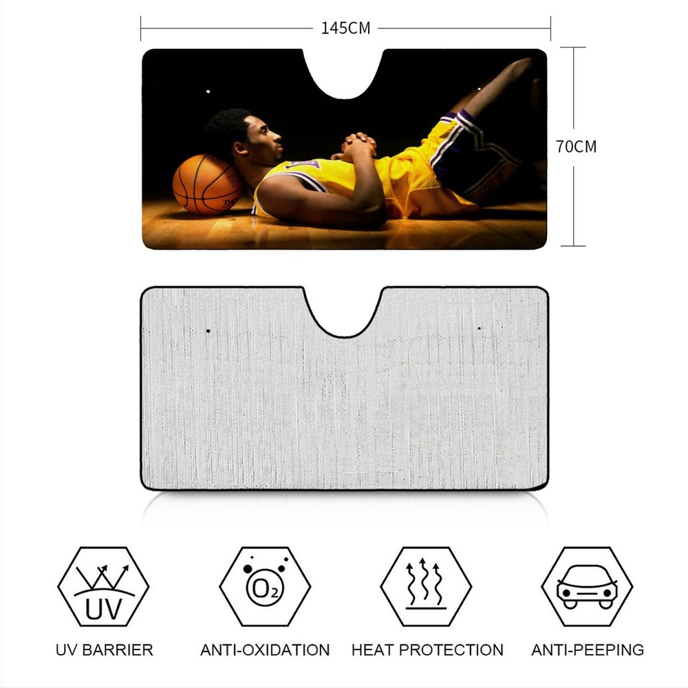 Kobe Bryant Front Windshield Sun Shade - Ideal Birthday Gift