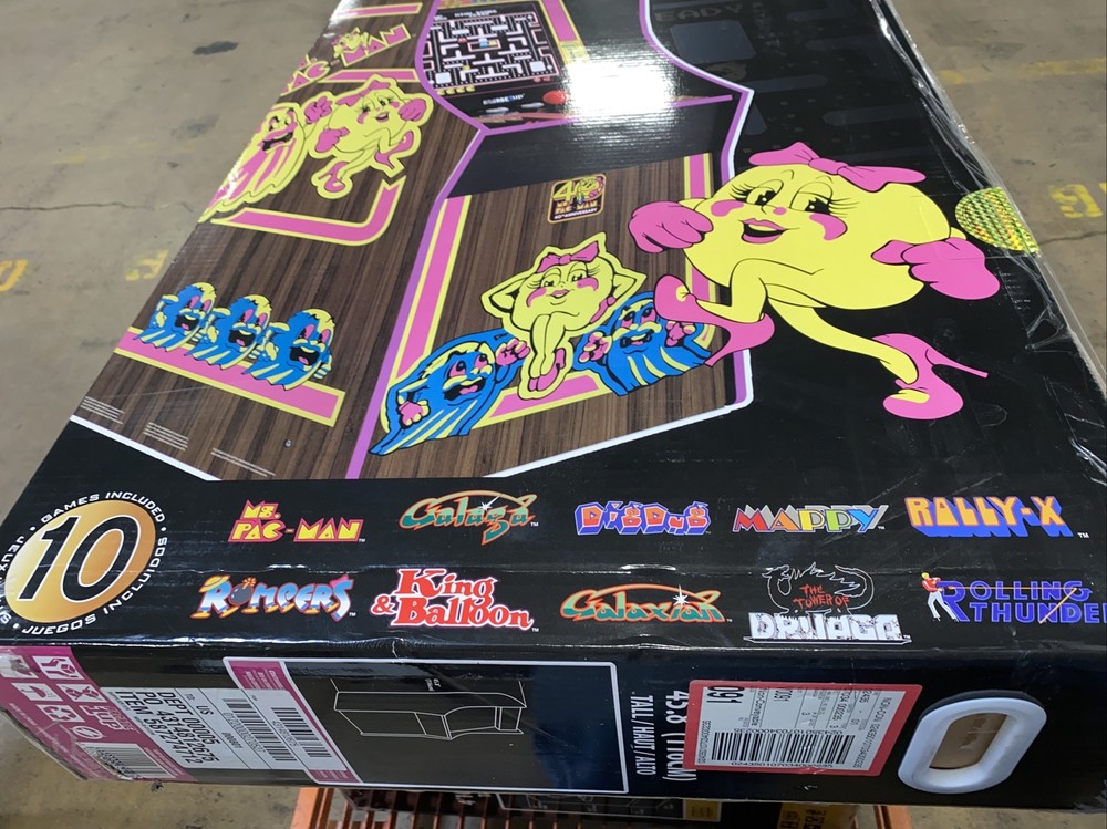 ARCADE1UP MRS PACMAN 40TH ANNIVERSARY EDITION NO RISER