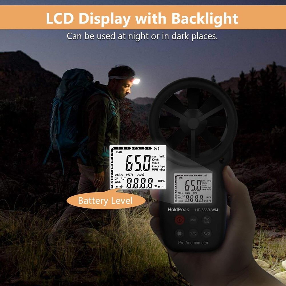 Lightweight Weather Meter with Barometric Logging & Altitude Correction Features