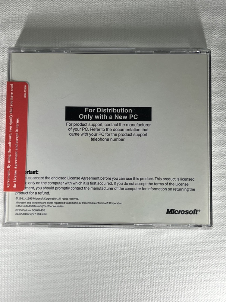 1998 McAfee Nuts & Bolts Platinum Big Box CD, Book, and inserts