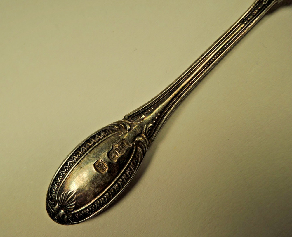 Late-19thC Continental 835 Silver Miniature Spoon — Apothecary / Pharmacy