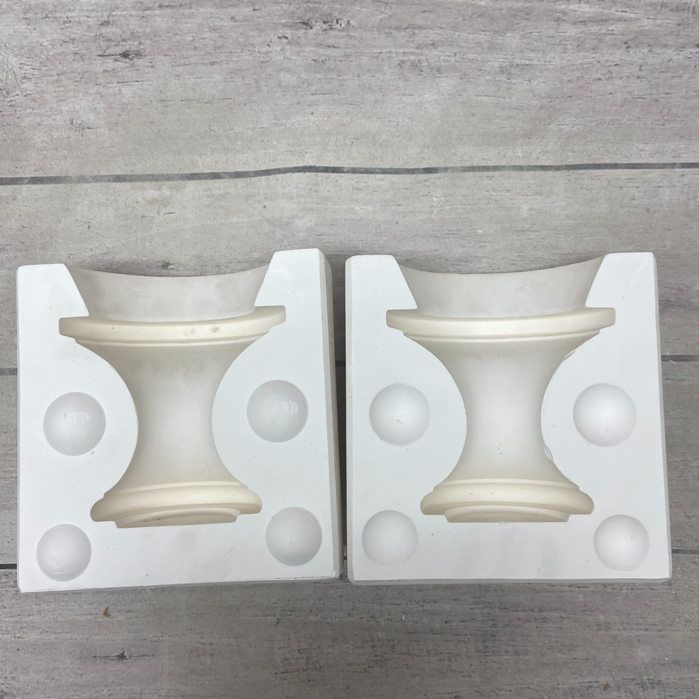 White Horse Ceramic Casting Mold Cake Dish Stand #1663