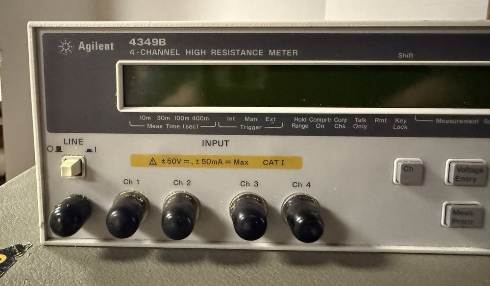 Agilent 4349B 4 Channel High Resistance Meter