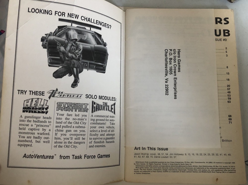 Role Playing Magazines