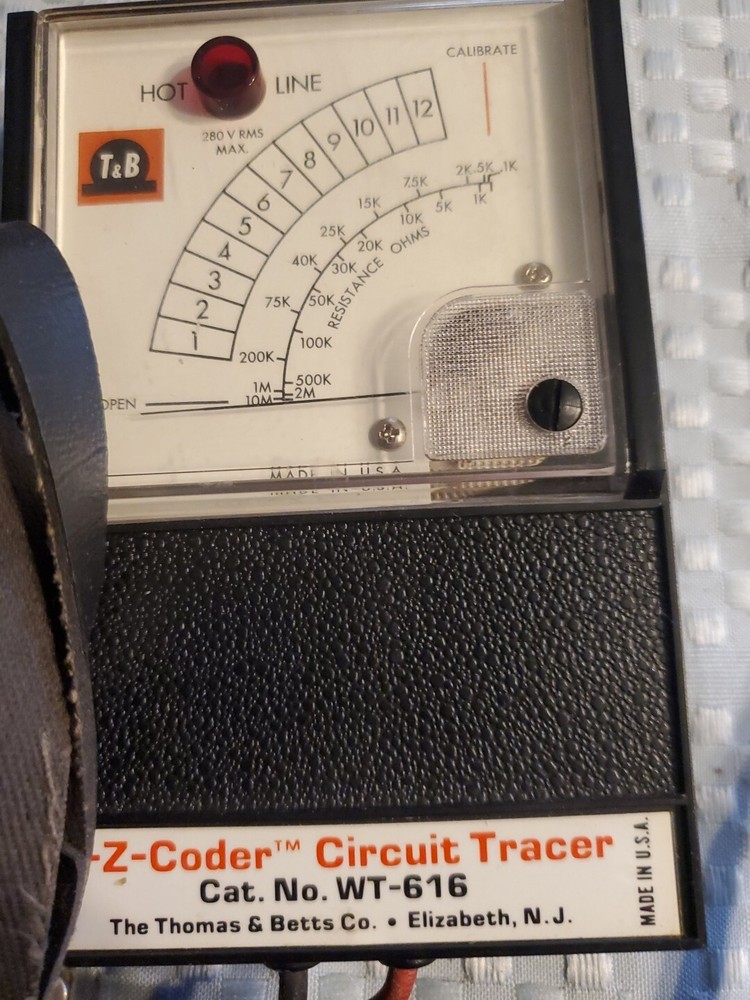 Nos T&b Thomas Betts EZ Coder Circuit Tracer WT-617 Klein 627-20 Tools Tool Usa