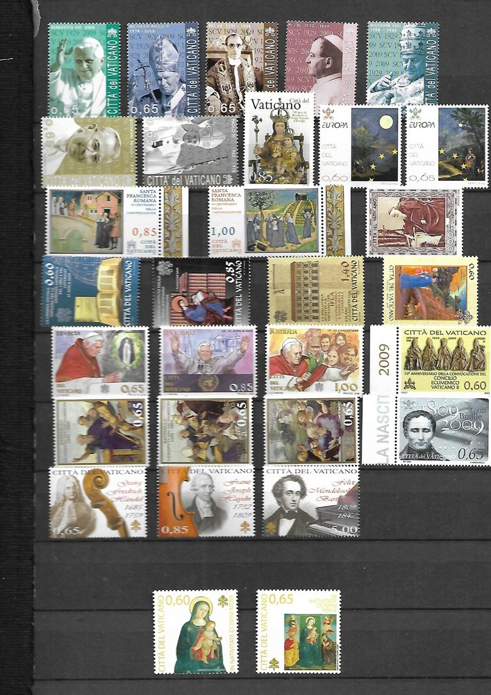 (FY09) Vatican 2009 Yearset MNH ** FREE POSTAGE **    v3  H0809