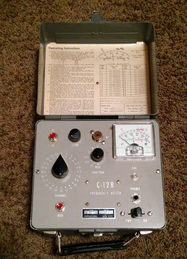 International Crystal Model C-12B Frequency Meter VG++