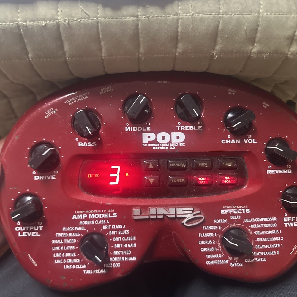 Line 6 POD 2.0 Multi-Effects Guitar Effect Pedal