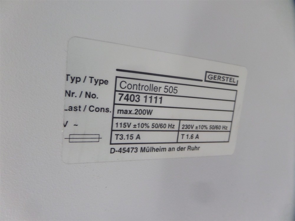 Gerstel 505 Controller w/ Handheld Remote Control