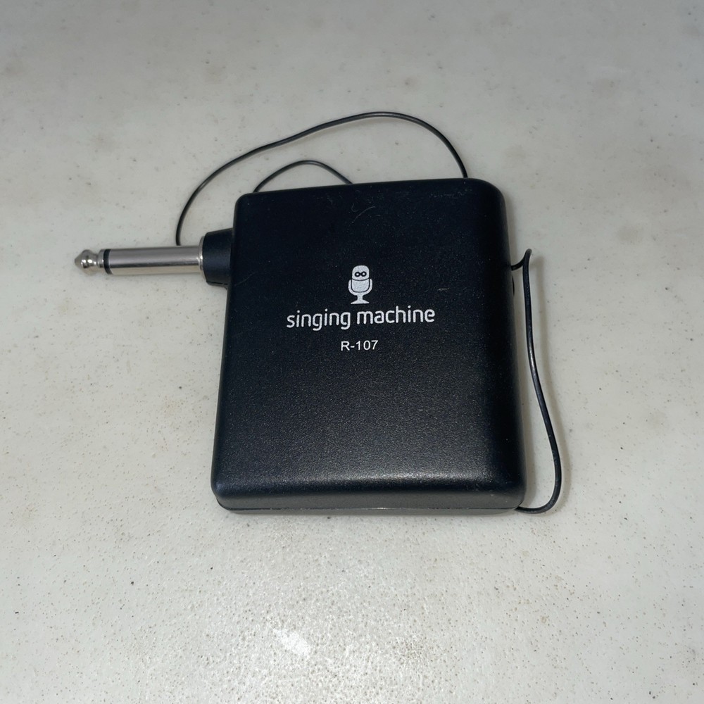 Singing Machine R-107 Microphone Wireless Remote Receiver Adapter Only