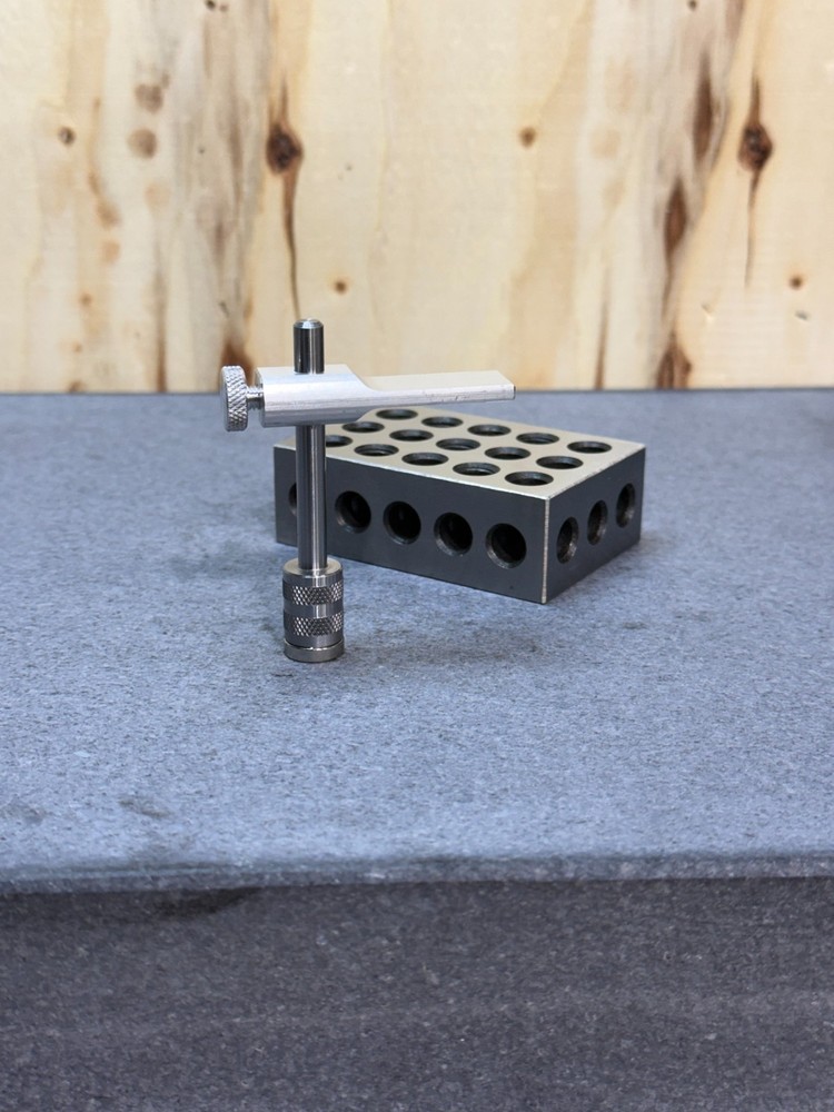 Adjustable tool height setter - short - ø1/2" stem