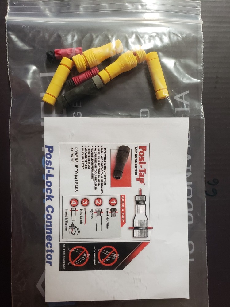 posi tap wire connectors pc kit assorted 7 pack