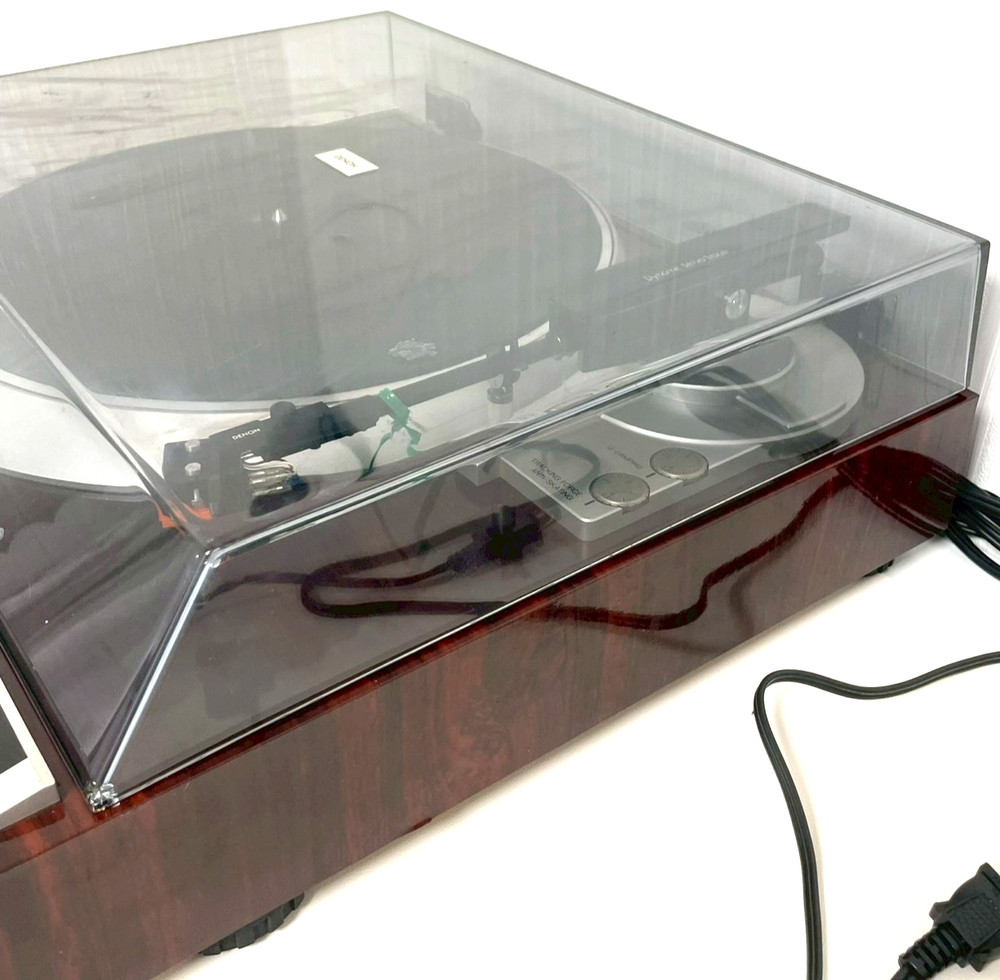 Denon DP-37F Quartz Lock Fully Automatic Turntable With Cartridge tested