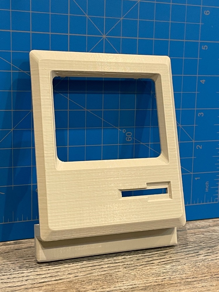 MACINTOSH MINI CUTE 3, 3D PRINTED PARTS FOR 40% SCALE MAC FOR RASPBERRY PI