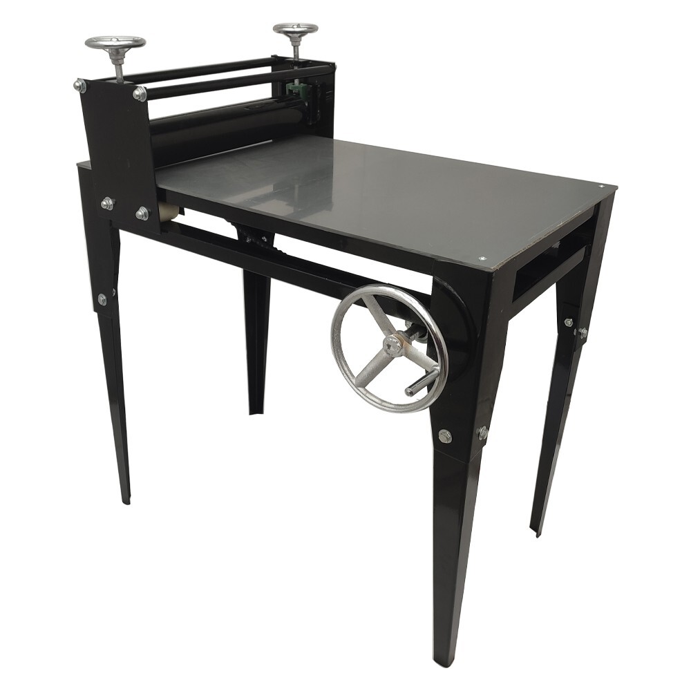 Black Tabletop Adjustable Ceramic Clay Plate Machine Slab Roller for Clay