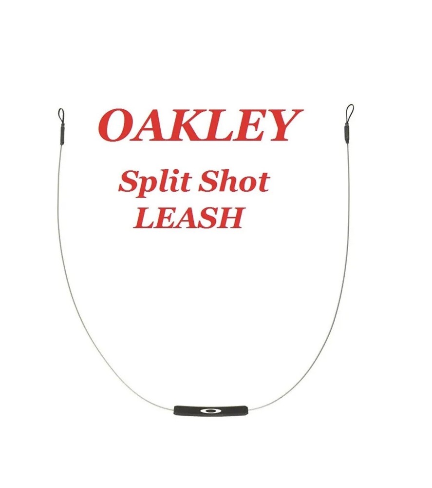 NEW Oakley SPLIT SHOT Sunglasses Leash Accessory Silver NWT