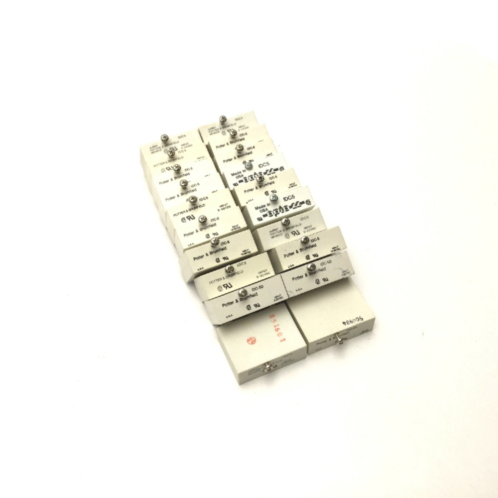 Lot Of 20 Potter & Brumfield IDC5 Solid State Relay DC Input Module Logic: 5VDC