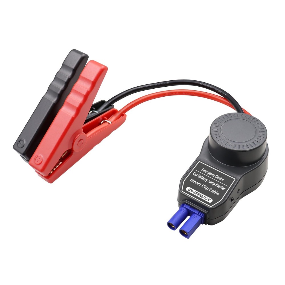 Smart Jump Starter Clamp, MultiProtection Portable Automotive Emergency Boost...