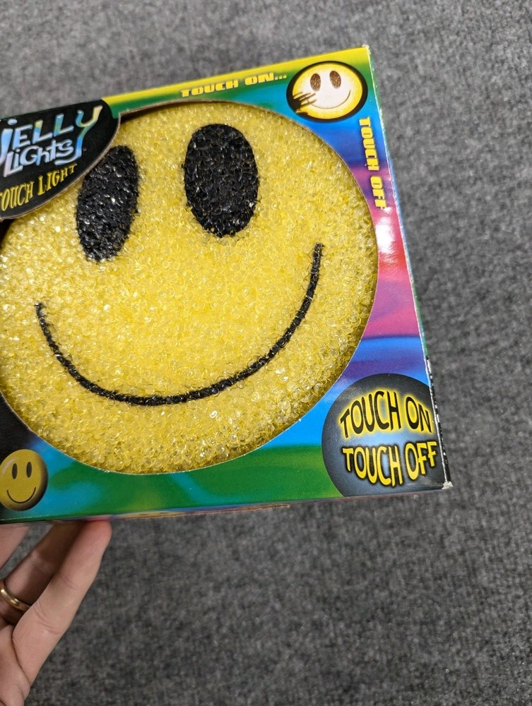 Jelly Lights Melted Plastic Popcorn Smiley Face One Touch Light
