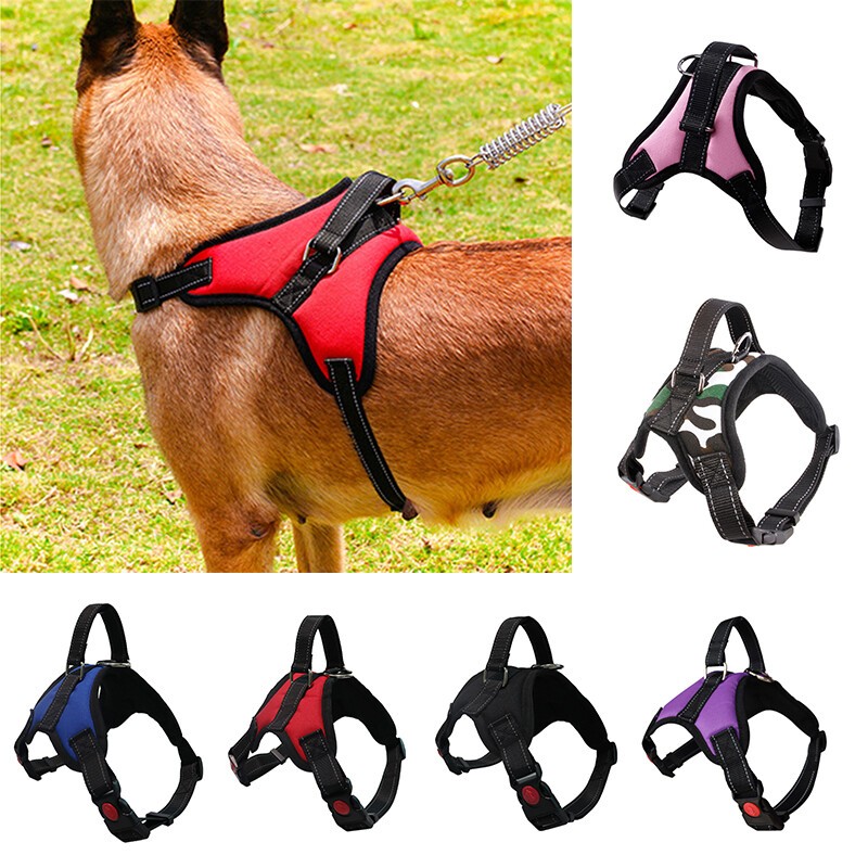 No Pull Pet Dog Vest Harness Handle Adjustable Control For Small-Large Dog