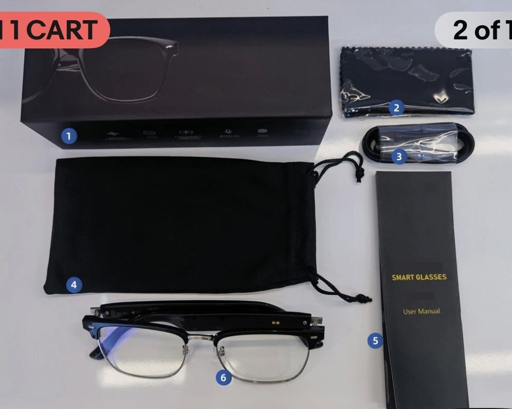 Smart Sunglasses With Bluetooth Audio Call Music Remote Photography Function US