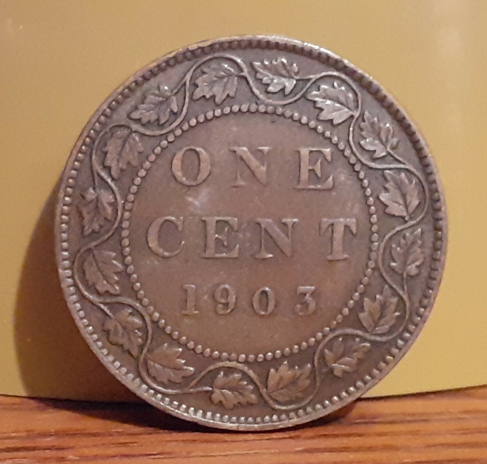 1903 King Edward 7th 1 Cent Canada Coin