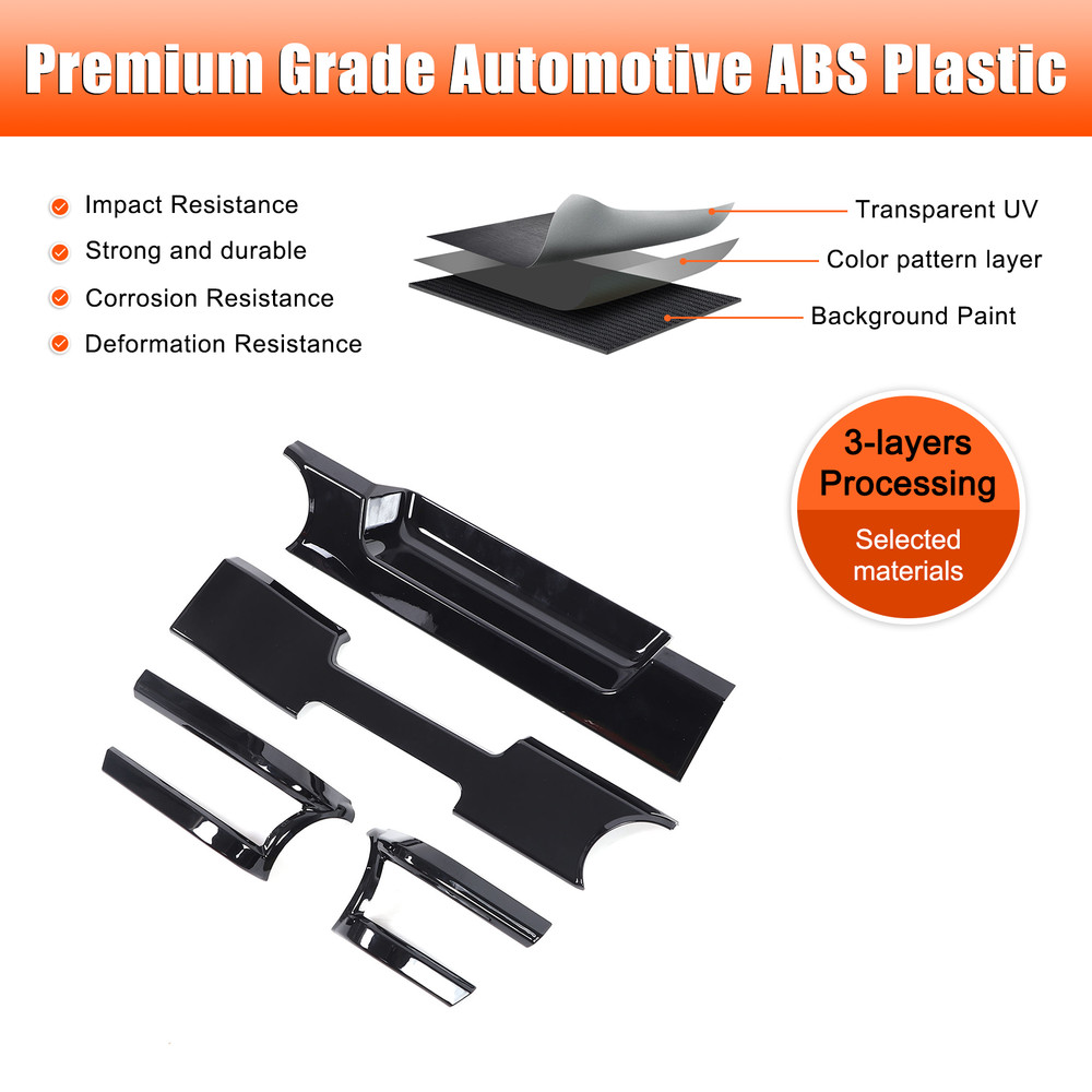ABS Gloss Black Interior Side Vent Frame for Ineos Grenadier 2020+