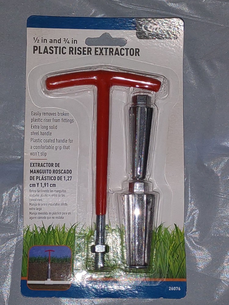 Orbit 1/2-inch & 3/4-inch Plastic Riser Extractor - NEW
