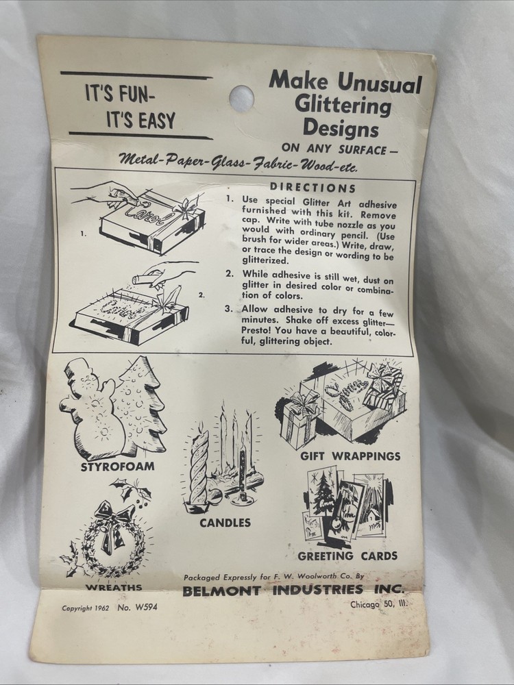 Vintage Woolworths Glitter Kit