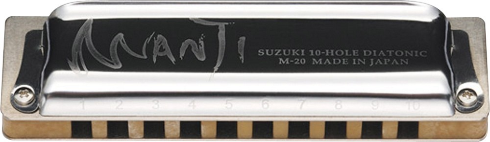 Suzuki M20 Manji 10-Hole Harmonica D