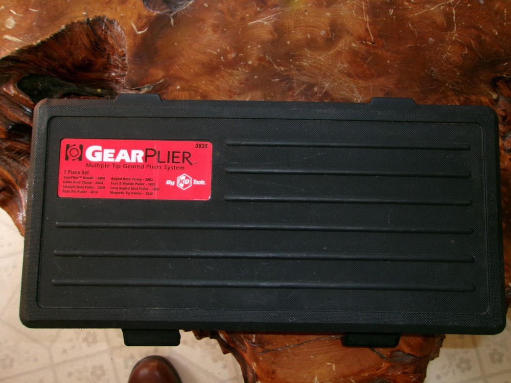 KD TOOLS 3835 - 7 PIECE MULTIPLE TIP GEARED PLIERS SYSTEM WITH CASE