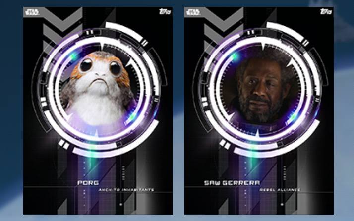 Topps SWCT 2018 Digital Dossier Gray - No Awards