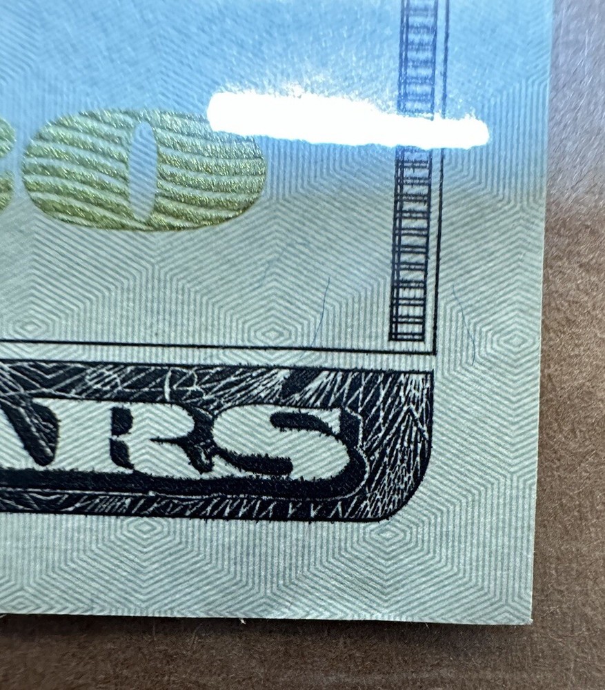 $20 BILL INK SMEARS RARE