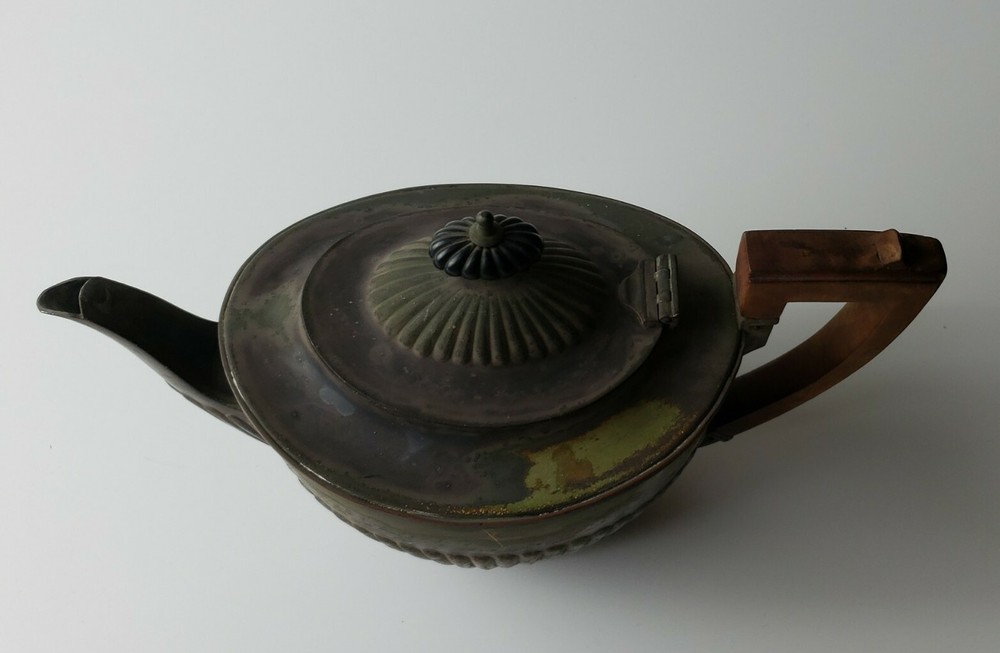 Vintage Elkington & Co Copper Tea Pot # 16618