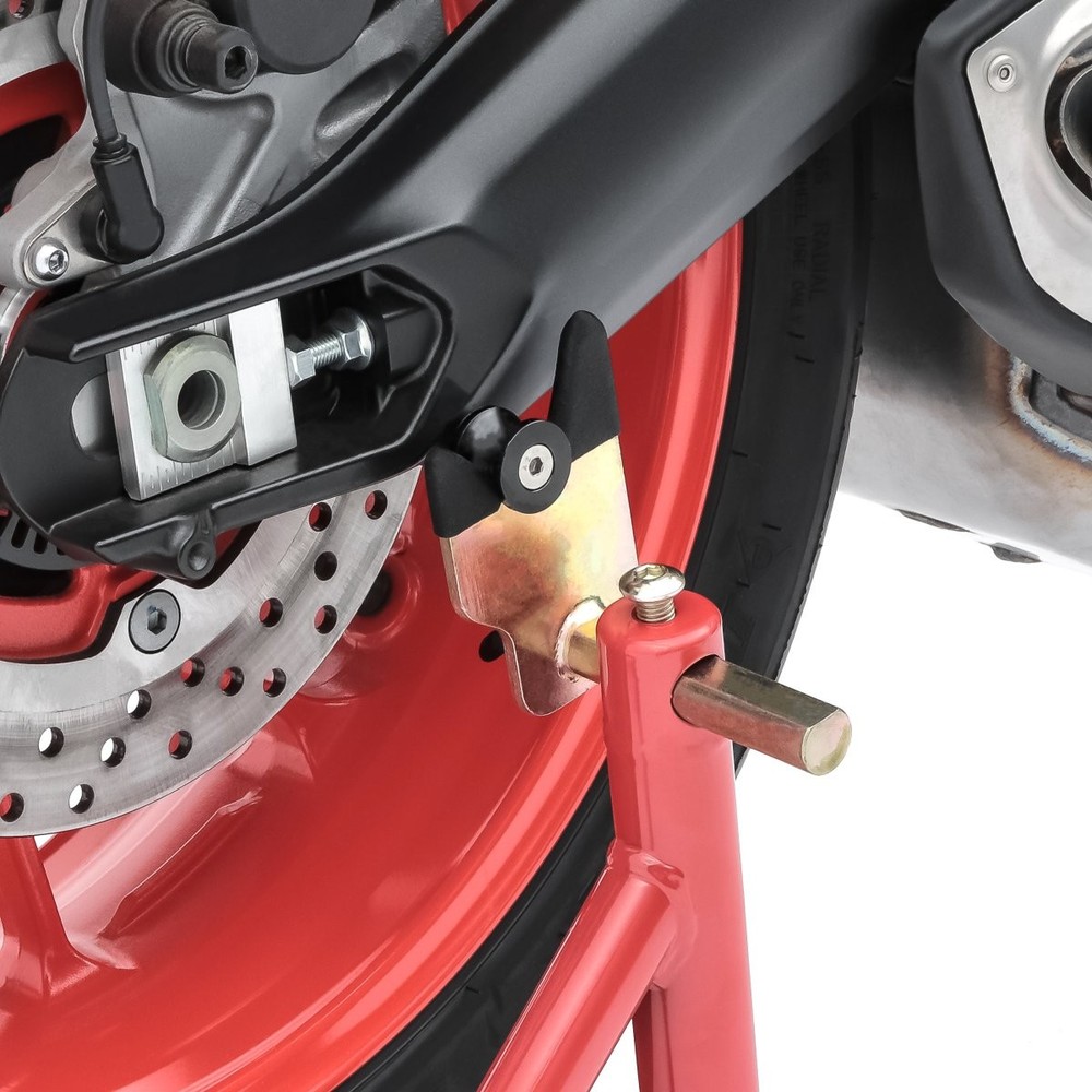 Paddock Stand rear and front for Ducati 959 / 899 Panigale CS red