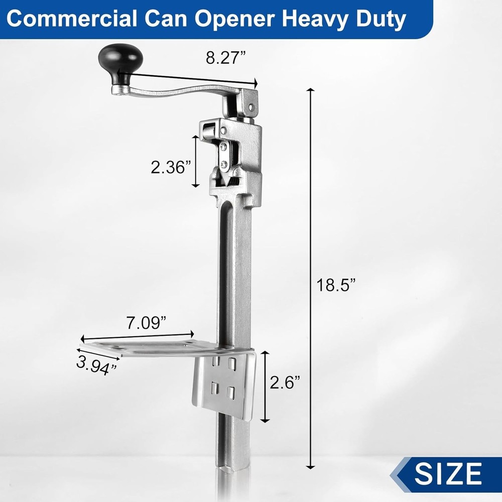 Professional Grade Can Opener for Bars and Catering