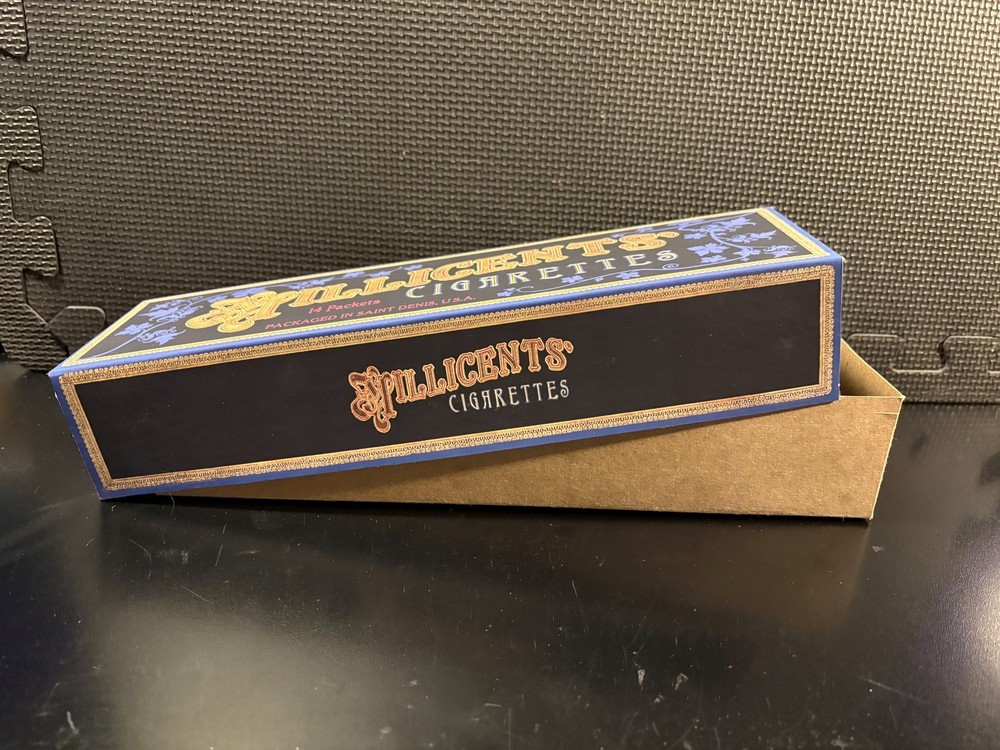 Millicent Cigarettes carton from Red Dead Redemption - Empty custom design box