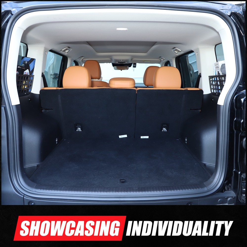 2PCS Trunk Side Window Storage Side Molle Panel For Haval Mighty Dragon 2023+