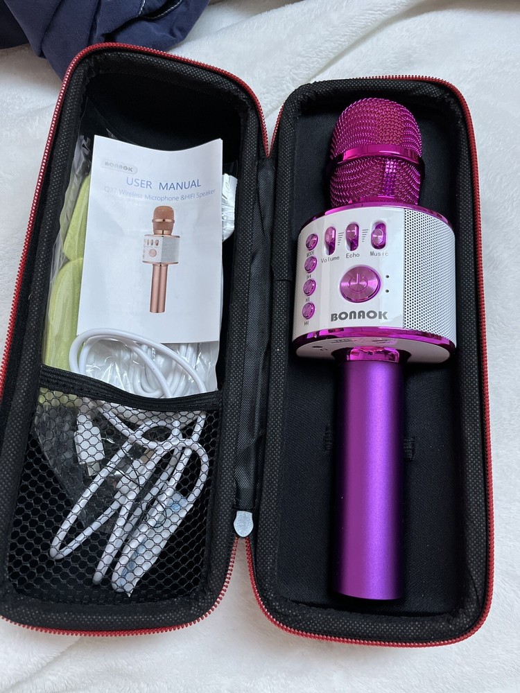 BONAOK Q37 Wireless Microphone & HiFI Speaker