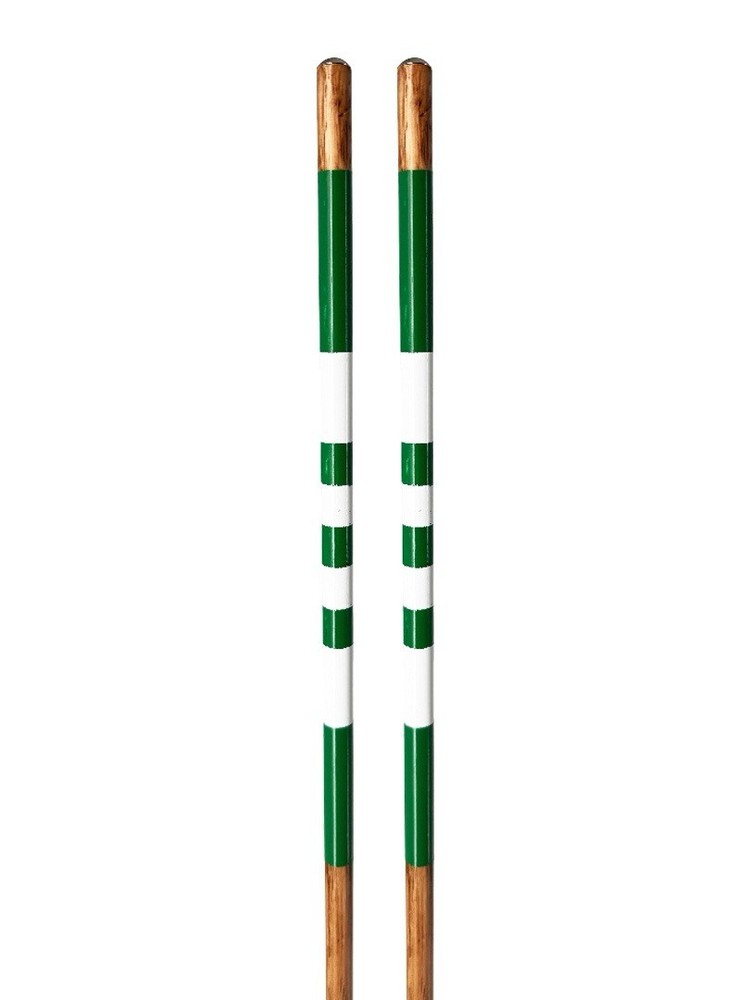 Golf Hickory Alignment Sticks Green White