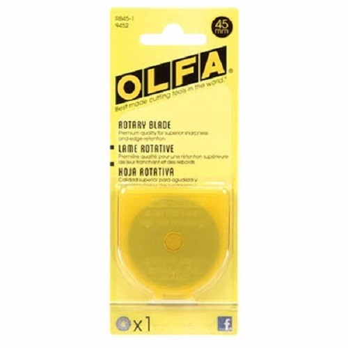OLFA 45mm Rotary Replacement Blade 1 Cnt RB45-1