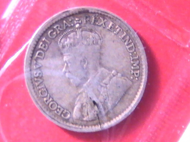 CANADA 5 CENTS SILVER 1919