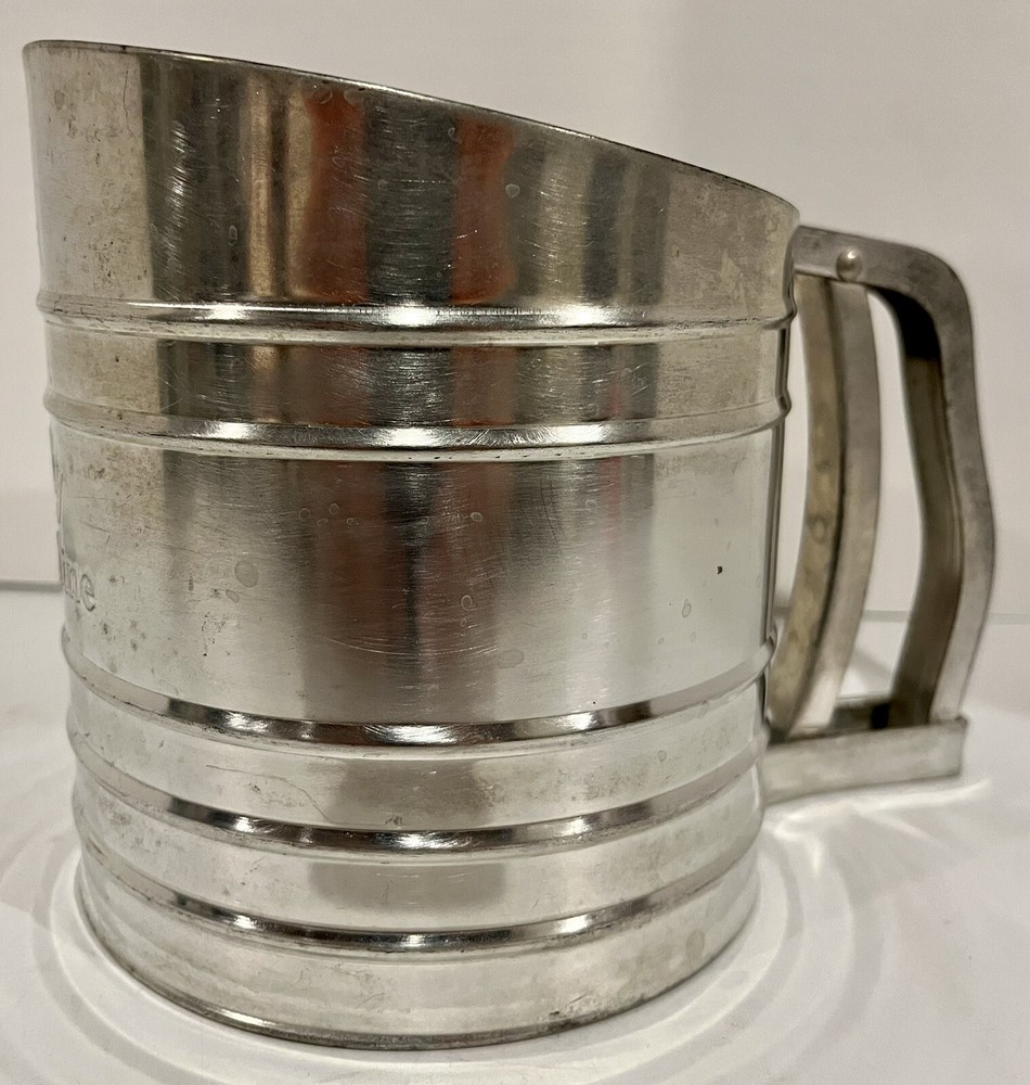 Vintage Foley sift chine Single screen flour sifter