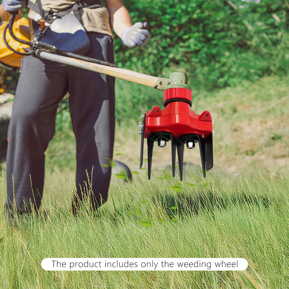 Grass Remover Tool Attachment Weeder Accessories, Weeding Wheel Weeder Accessory