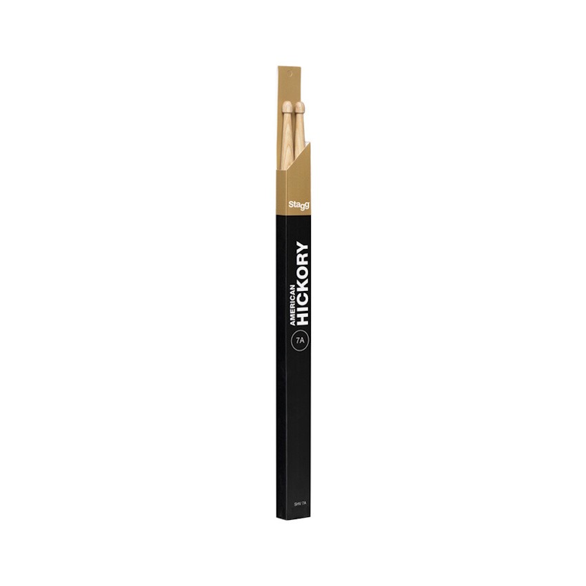 NEW Stagg Hickory Drumsticks - Wood Tip - 7A