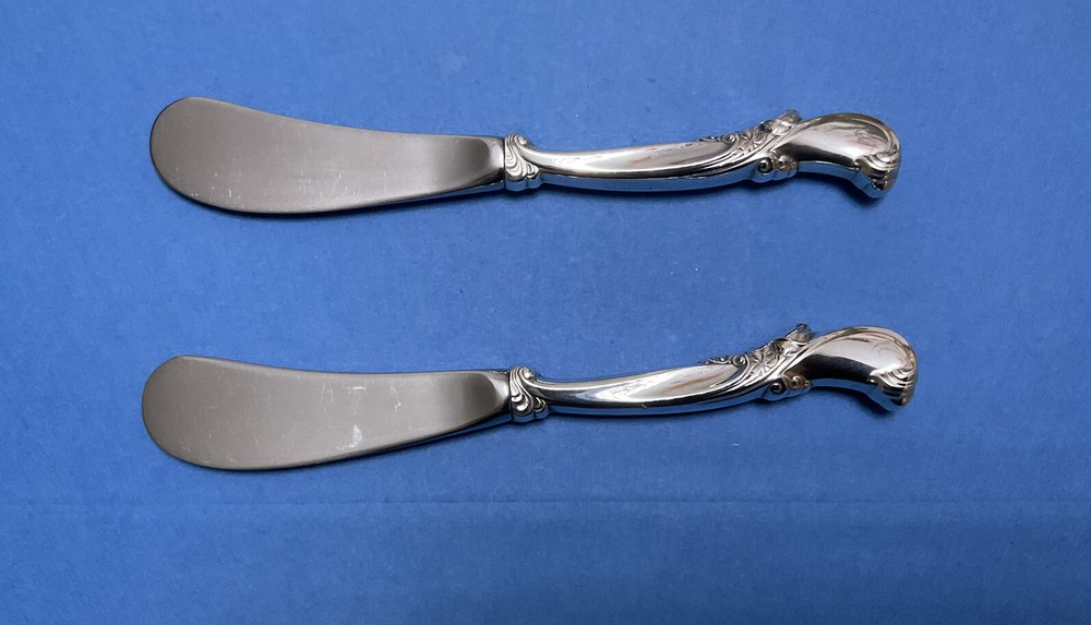 WALLACE STAINLESS BUTTER SPREADERS