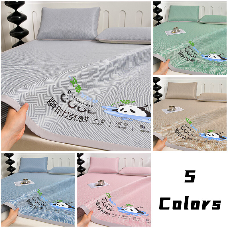 Summer Sleeping Mat For Bed Ice Rattan Comfortable Foldable Cooling Bed Mat Pad