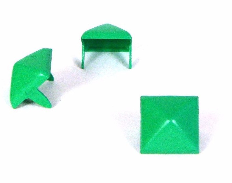 13mm Pyramid Colored Studs Spots 100ct. Great quality from StudsAndSpikes.